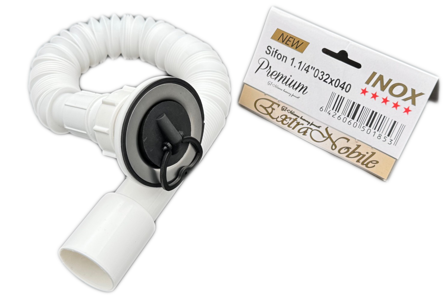SIFON 11/2+VENTIL INOX GENUINE BLACK 40/50 G50186 1 MTXValve SIFON 11/2+VENTIL INOX GENUINE BLACK 40/50 G50186