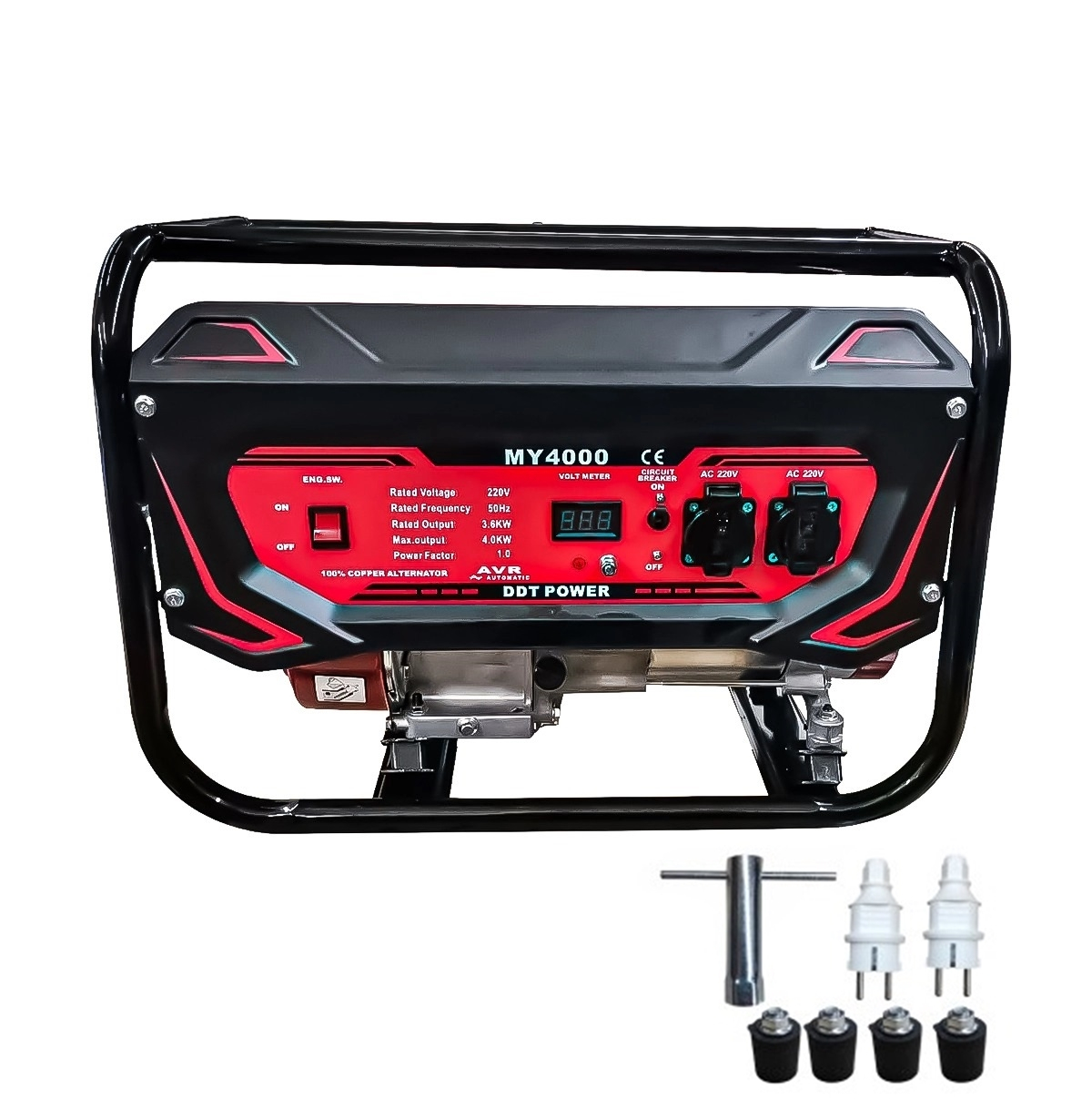 Generator pe benzina DDT MY-4000, 7.5 Cp, 4 kW, 7 h, 4 timpi DDT-MY-4000 1 MTXValve Generator pe benzina DDT MY-4000, 7.5 Cp, 4 kW, 7 h, 4 timpi DDT-MY-4000