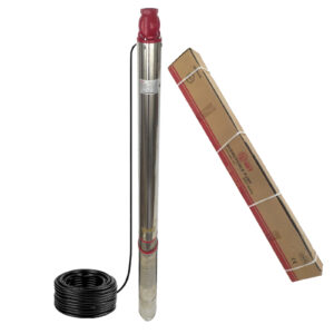 Pompa submersibila de apa curata, de mare adancime,DDT-PROFESSIONAL 4QJD2-24, 2500 W, 24 turbine, 12 m³/h, bobinaj cupru 100% DDT-0041