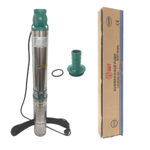 Pompa submersibila de mare adancime, DDT PROFESSIONAL QJD120-1.5, 1500 W, Inox, 8 turbine, 15 m cablu DDT-0022