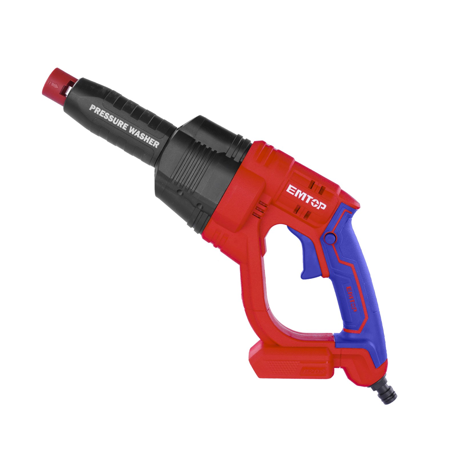 Aparat de spalat cu presiune fara incarcator si acumulator, 24 bari, 6 capete, geanta inclusa, EMTOP ELPW2025012 2 MTXValve Aparat de spalat cu presiune fara incarcator si acumulator, 24 bari, 6 capete, geanta inclusa, EMTOP ELPW2025012