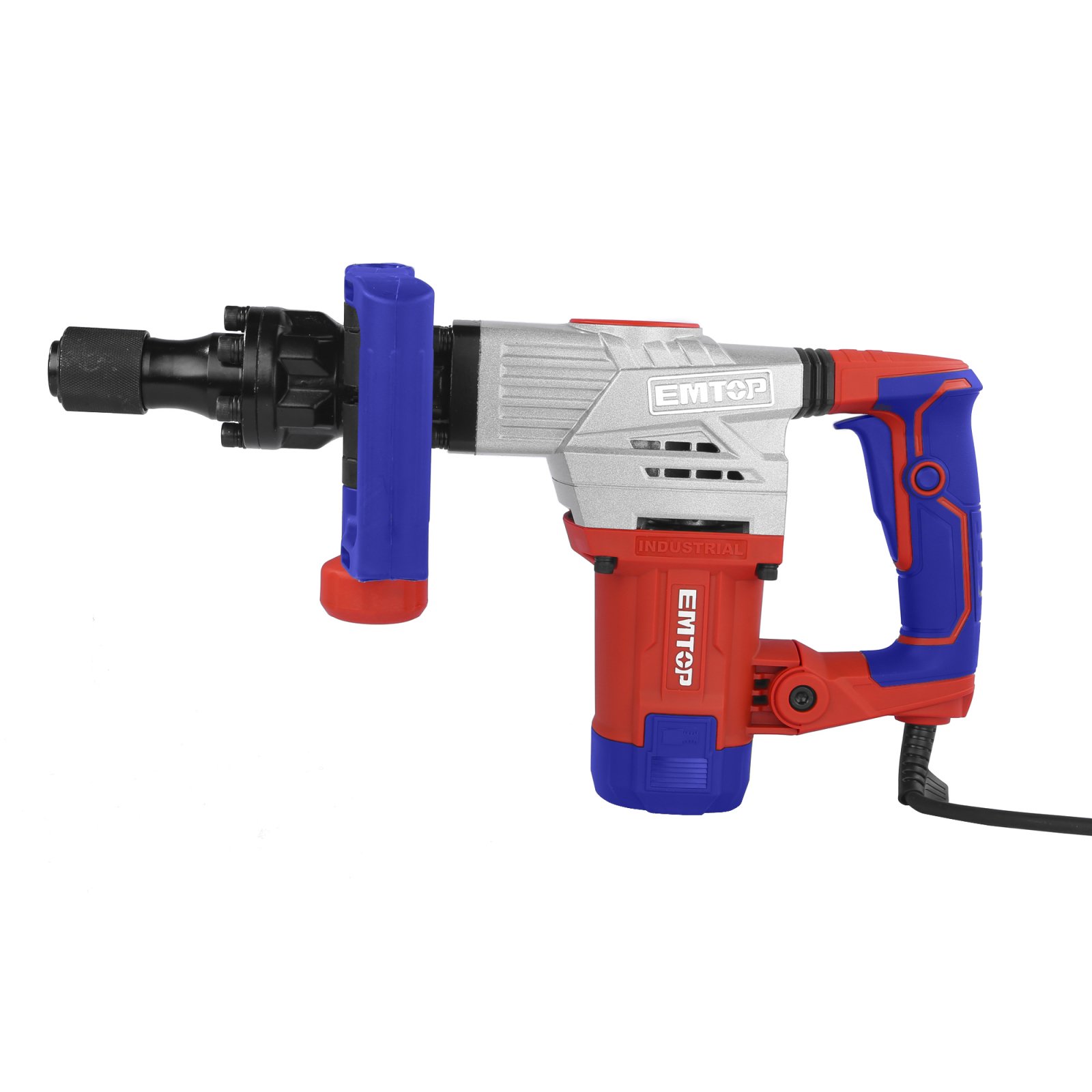Ciocan demolator HEX, 1300W, 20J, 2 dalti, 7kg, ambalat in cutie de transport, EMTOP EDBRH1301 2 MTXValve Ciocan demolator HEX, 1300W, 20J, 2 dalti, 7kg, ambalat in cutie de transport, EMTOP EDBRH1301