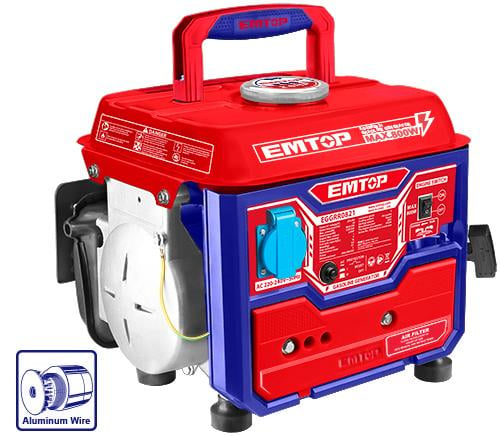 Generator pe benzina 800W, rezervor 4L, EMTOP EGGRR0821 2 MTXValve Generator pe benzina 800W, rezervor 4L, EMTOP EGGRR0821