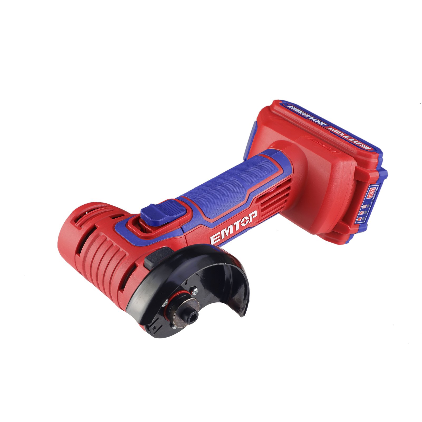 Mini polizor unghiular fara acumulator si incarcator, 76mm, 7 discuri incluse, EMTOP ELAG7601 5 MTXValve Mini polizor unghiular fara acumulator si incarcator, 76mm, 7 discuri incluse, EMTOP ELAG7601
