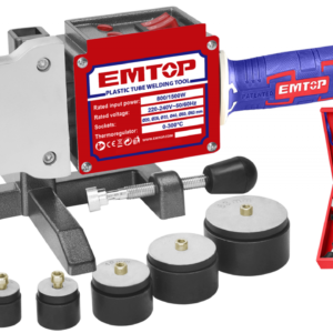 Trusa electrica de lipit tevi PP-R, PB, PE, PE-RT cutie metalica, 10 accesorii incluse, EMTOP EPTW15001