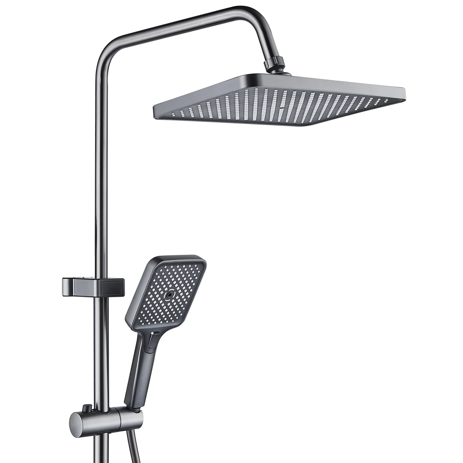 Coloana de dus BROCCA, 4 functii, Montare rapida, Jet reglabil, Presiune ridicata, Para de dus, Dus fix cu functie ploaie, Functie bideu, Alb mat G51093 2 MTXValve Coloana de dus BROCCA, 4 functii, Montare rapida, Jet reglabil, Presiune ridicata, Para de dus, Dus fix cu functie ploaie, Functie bideu, Negru mat G51094