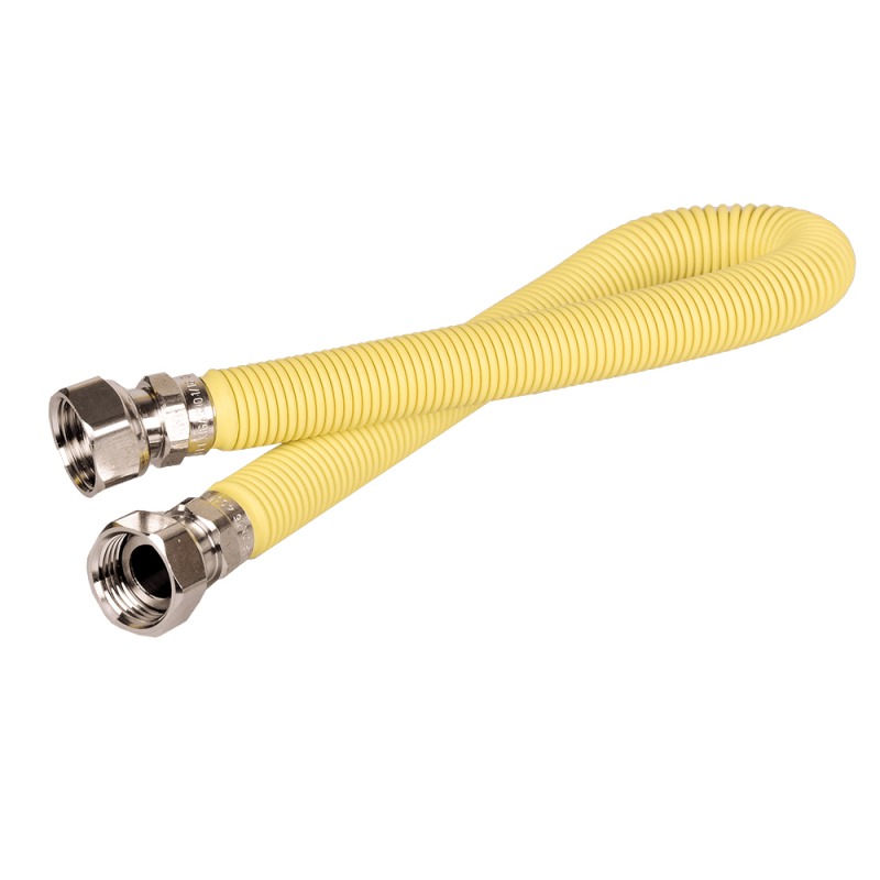 Racord Gaz 3/4 50-100 MF Extensibil din INOX cu Protectie Galbena cu piulite din INOX MTXINOX G50034 3 MTXValve Racord Gaz 3/4 50-100 MF Extensibil din INOX cu Protectie Galbena cu piulite din INOX MTXINOX G50034