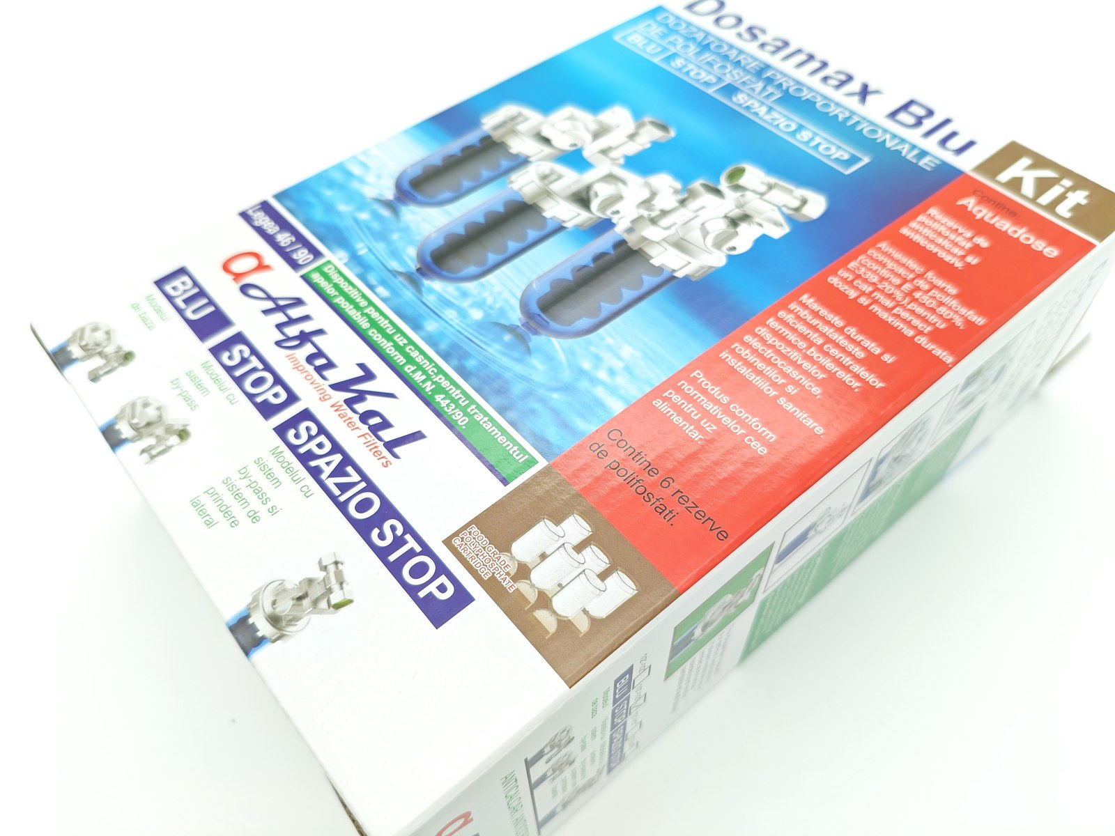Filtru Anticalcar Dosamax Blu 1/2 Pachet AlfaKal cu 6 Rezerve, G50805 3 MTXValve Filtru Anticalcar Dosamax Blu 1/2 Pachet AlfaKal cu 6 Rezerve G50805