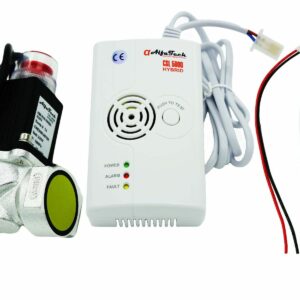 Detector GAZ CSL5000+electrovana 3/4 ALAMA HYBRID pe 220V si 12V Cablu 3m220V G51198A