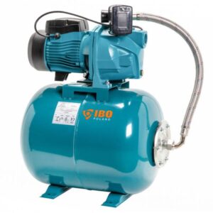 Hidrofor IBO JSW100 (pompă IBO JET100A(a)1,1kW+racord cu cinci cai+presostat+manometru+racord antivibrant 50cm+vas de expansiune de oţel emailat 24 l) JSW100IBO