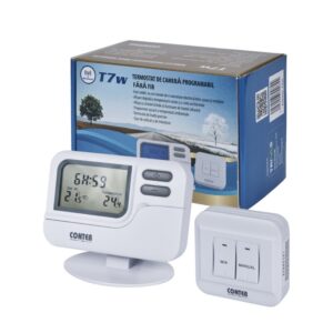 T7W Termostat Digital fara FIR Programabil 7 zile pe Fir CONTER T7W